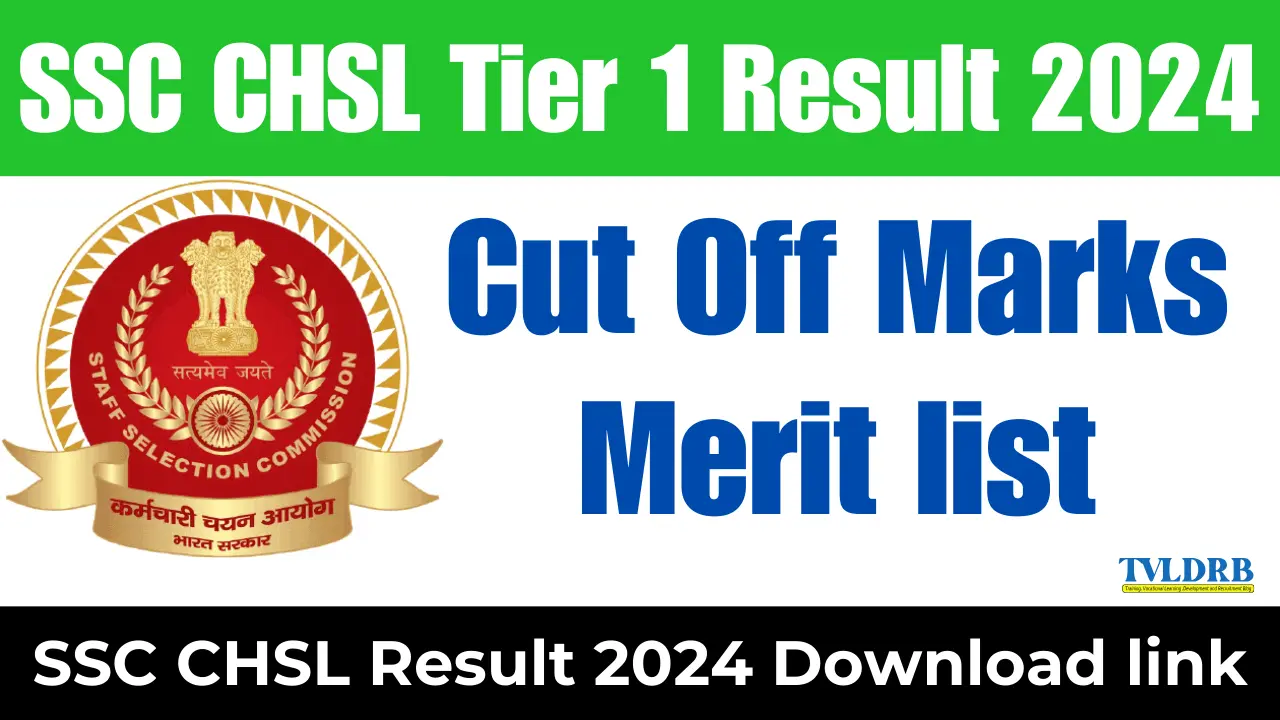 SSC CHSL Tier 1 Result 2024, [Soon] Cut Off Marks, Merit List, Check