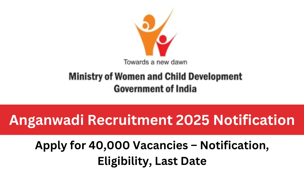 Anganwadi Recruitment 2025